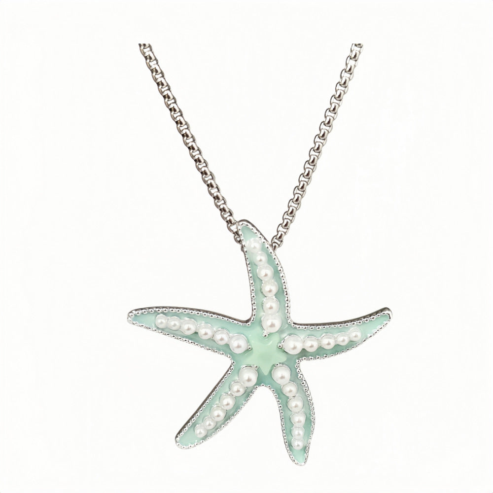 Luminous Starfish Beach Necklace