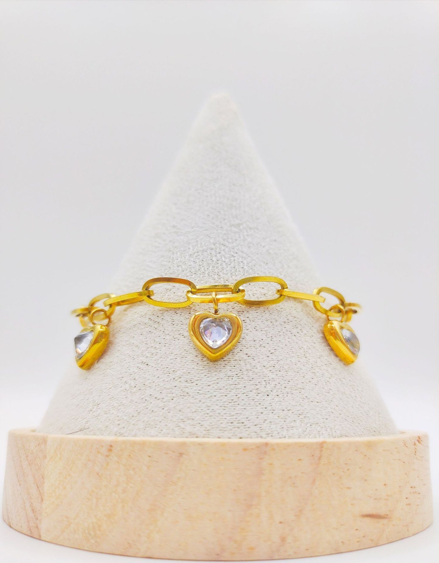 Heart-Shaped Handmade Bracelet