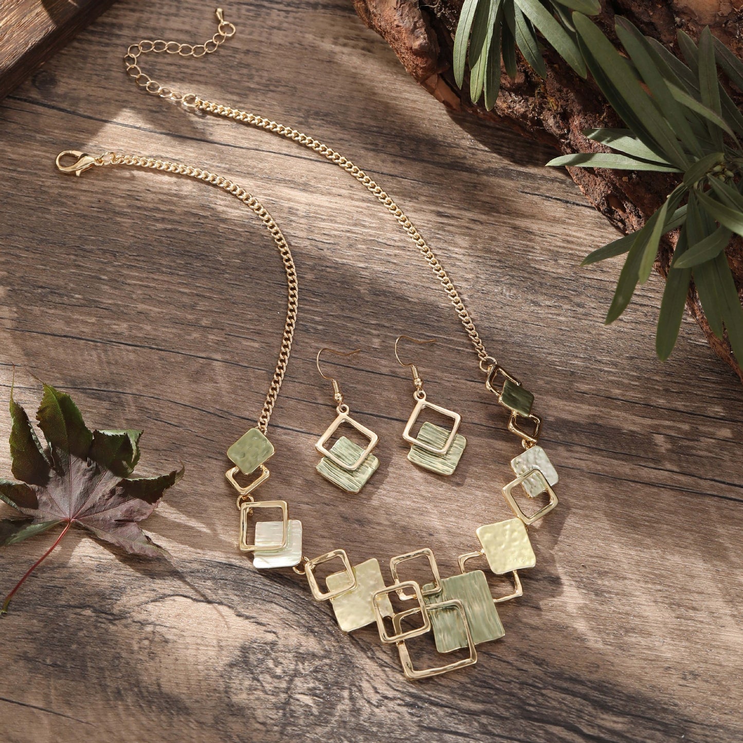 Artistic Geometric Jewelry Set