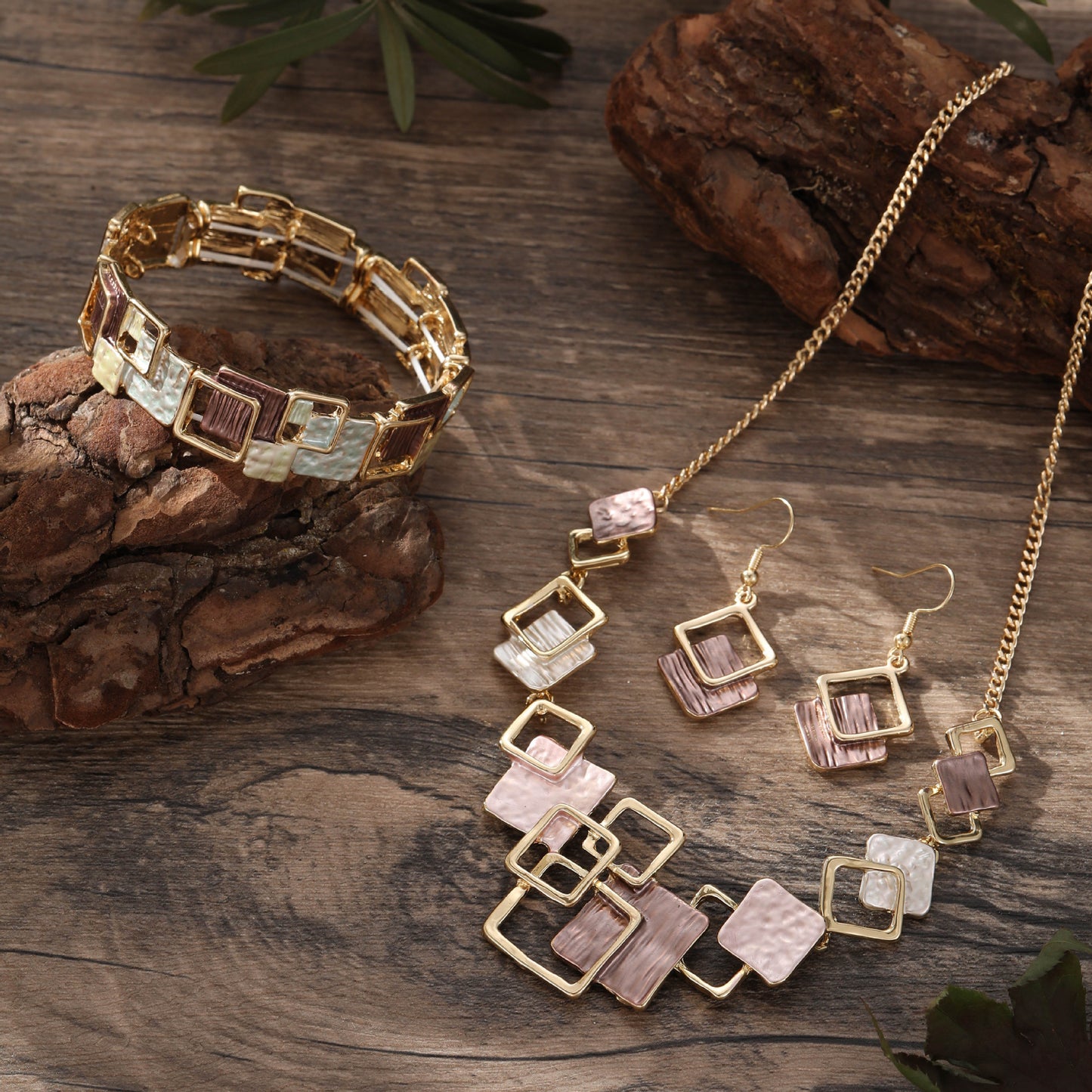 Artistic Geometric Jewelry Set