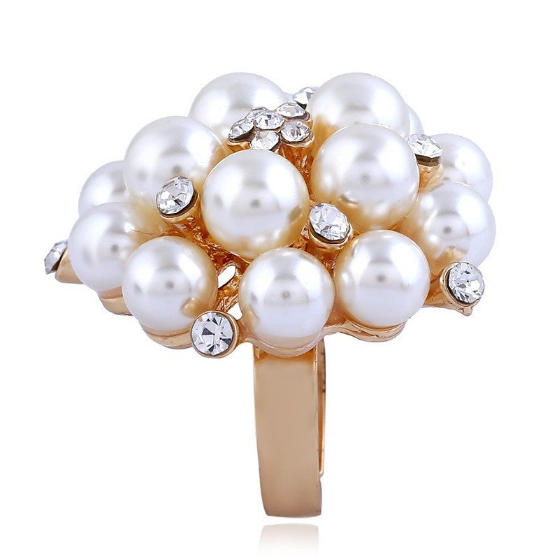 Adjustable Pearl Index Ring