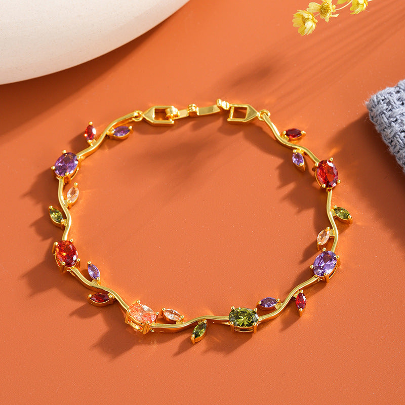 Zircon Tennis Bracelet Elegance