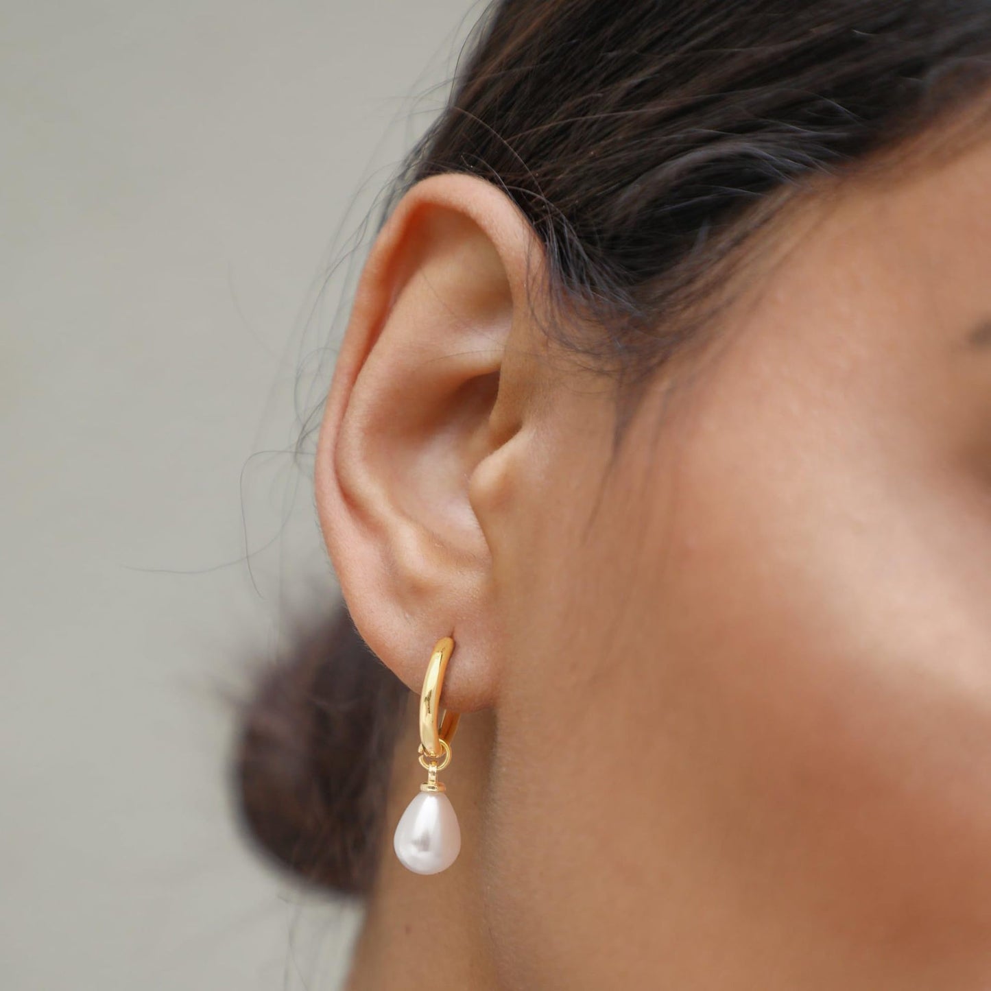 Water Drop Pearl Earrings