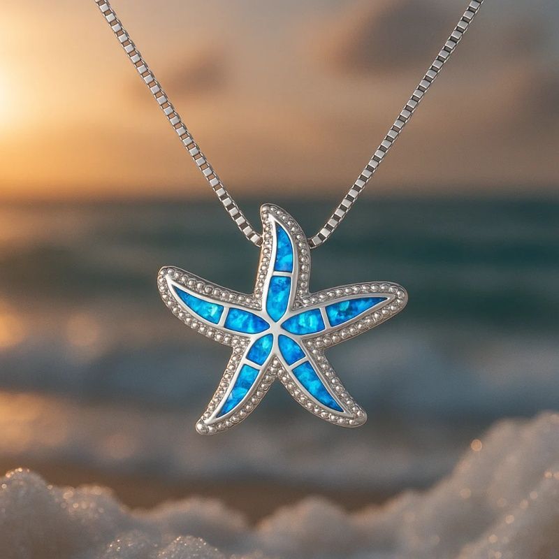 Starfish Charm Necklace for Elegance
