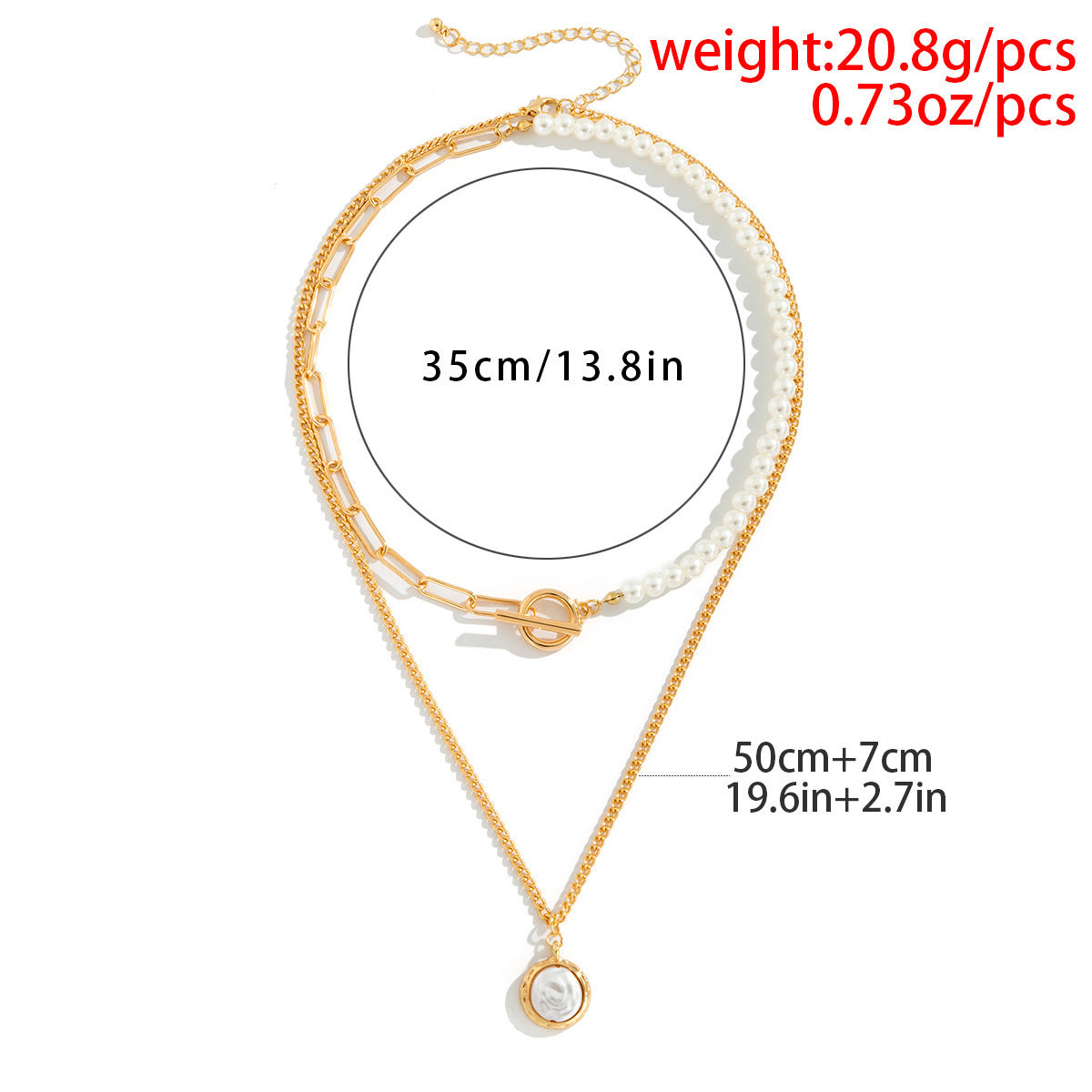 Baroque Woven Pearl Necklace