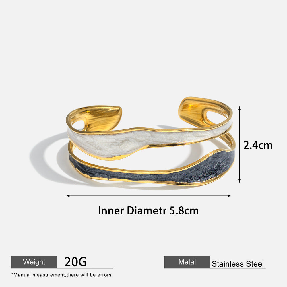Stainless Steel Drip Bracelet