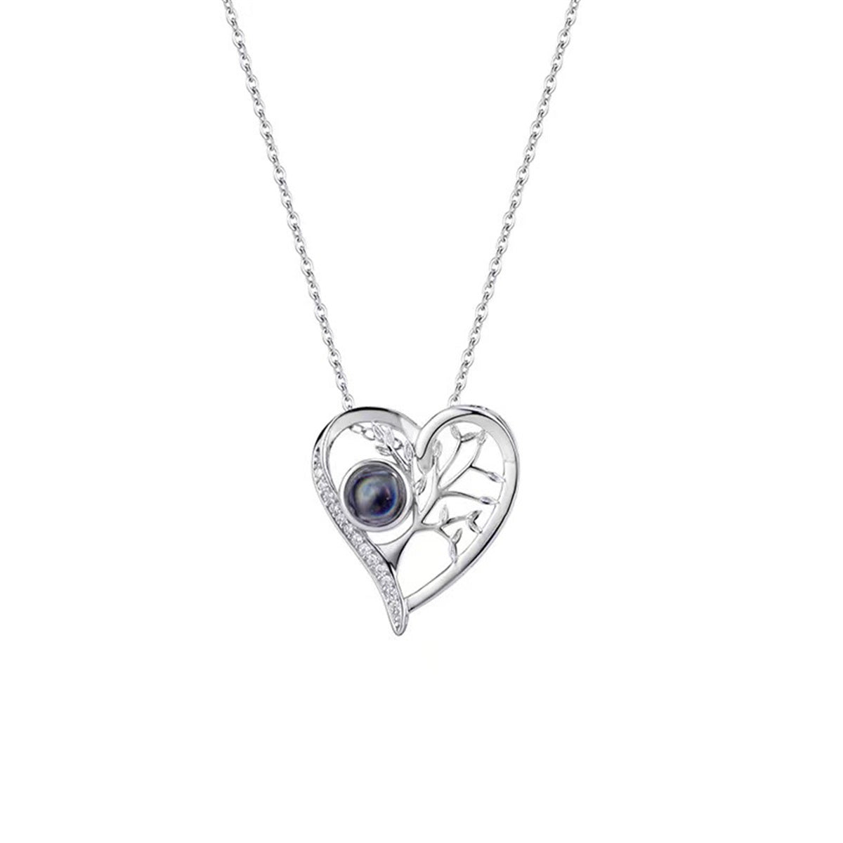 Love Tree Silver Necklace