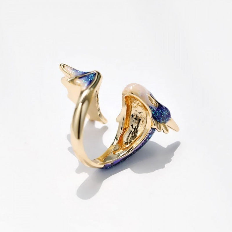 Starry Sky Dragon Ring