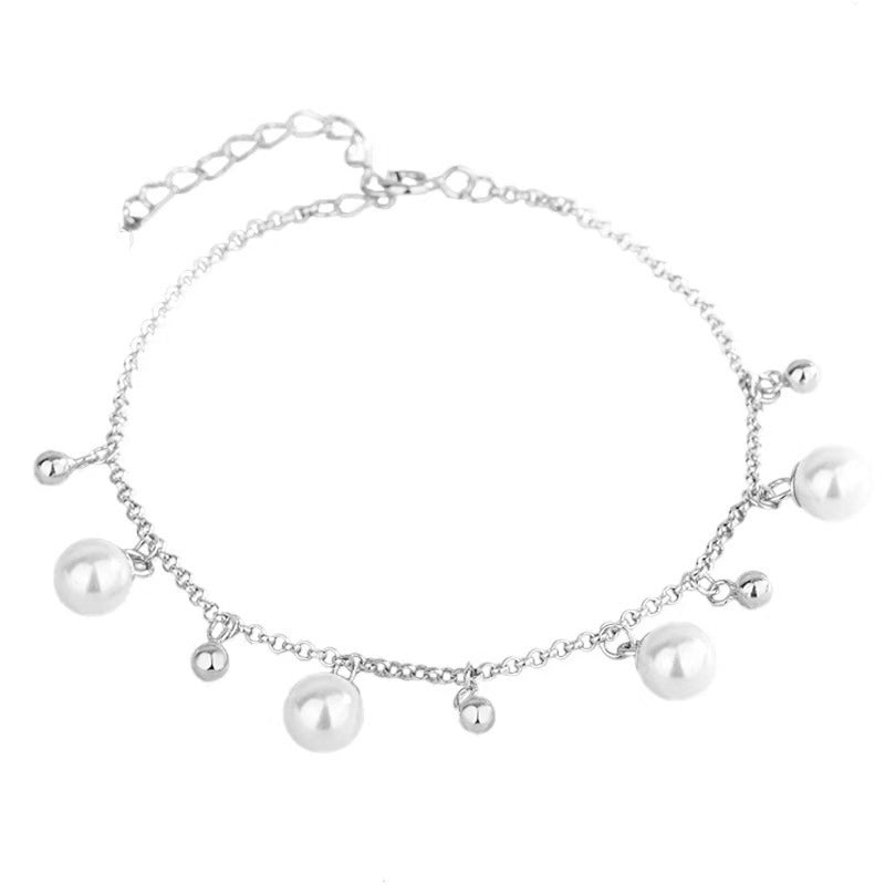 Starry Pearl Tassel Bracelet