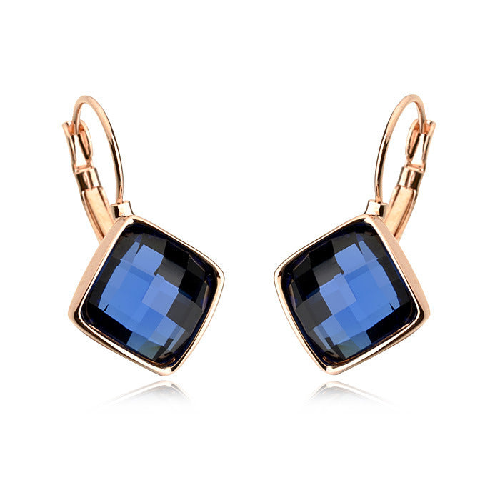 Korean Style Simple Square Earrings