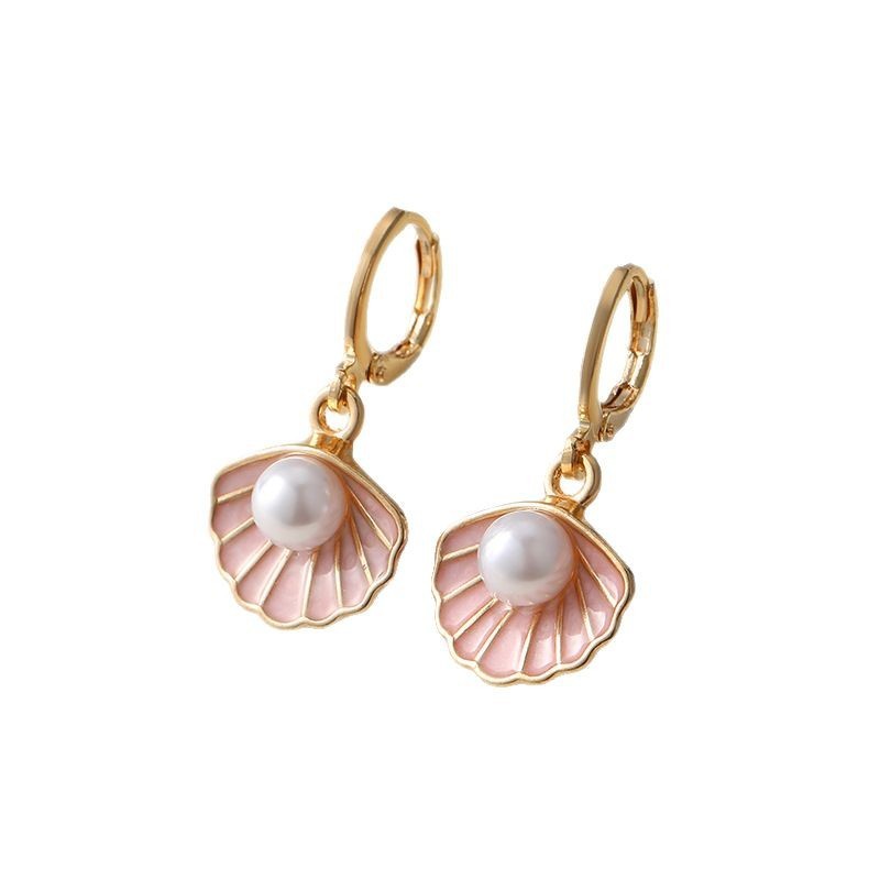 Starfish Shell Stud Earrings