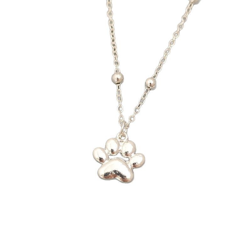 Bohemian Paw Print Anklet