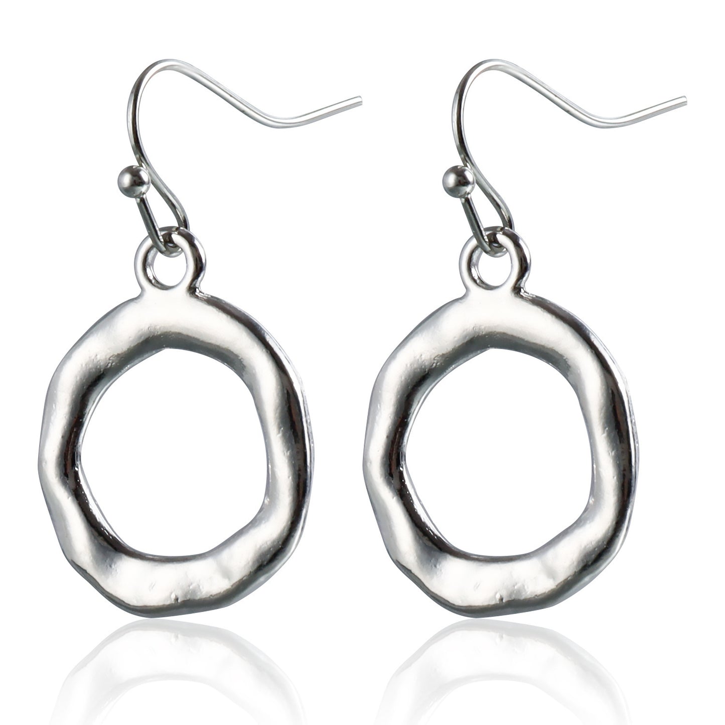 Geometric Hollow Stud Earrings