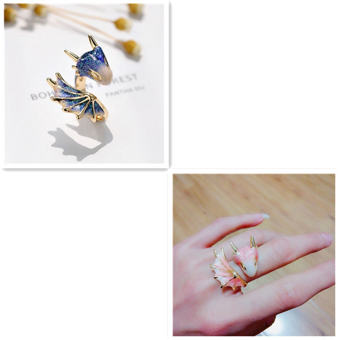 Starry Sky Dragon Ring