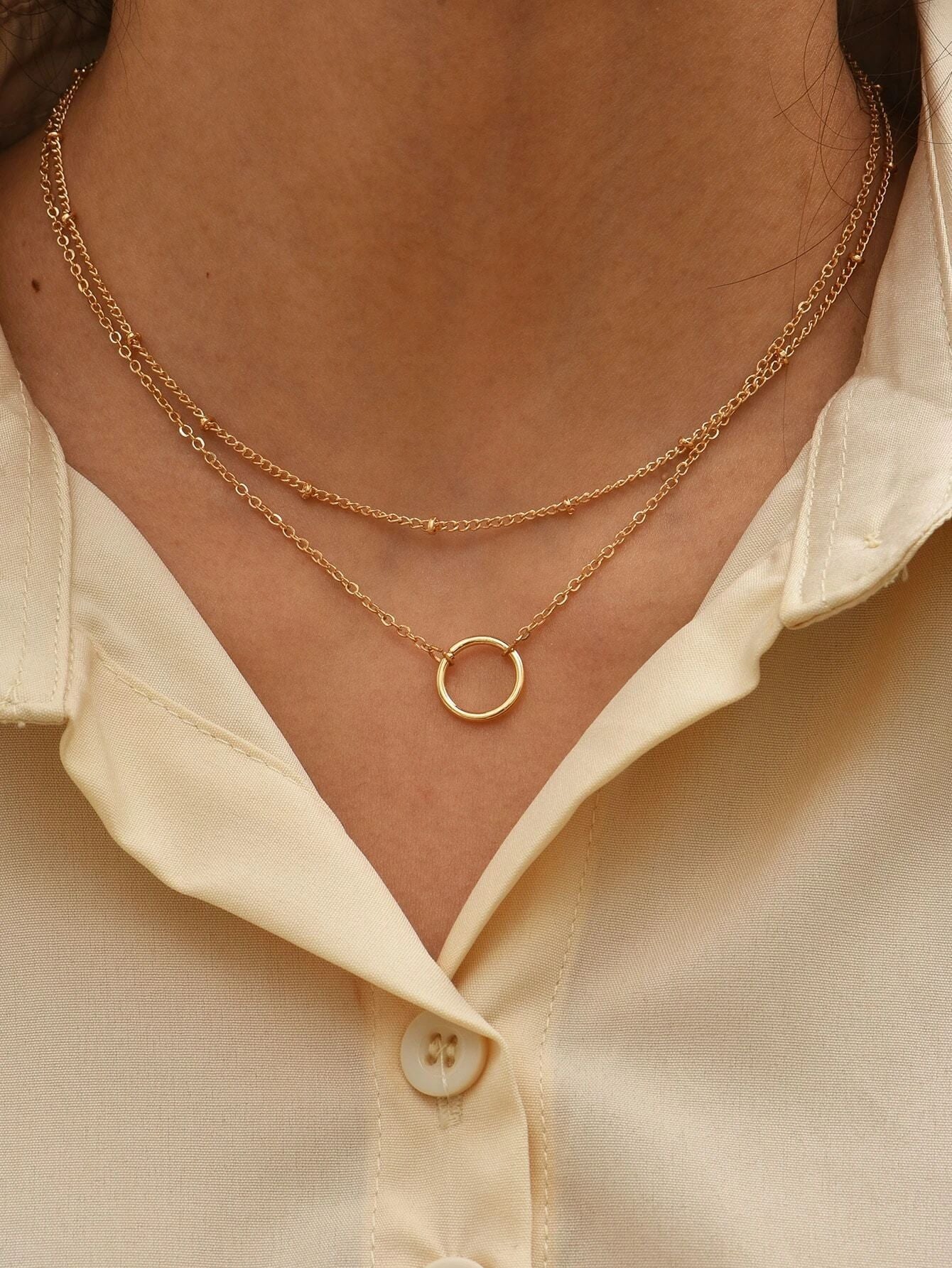 Elegant Multi-layer Chain Necklace