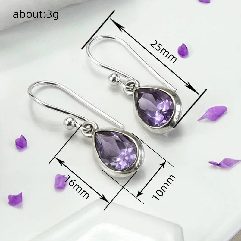 Elegant Urban White Collar Earrings