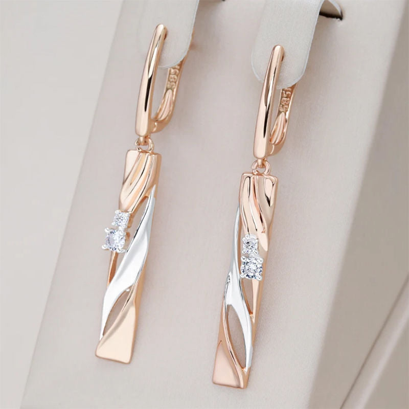 Luxury Rose Gold Earrings