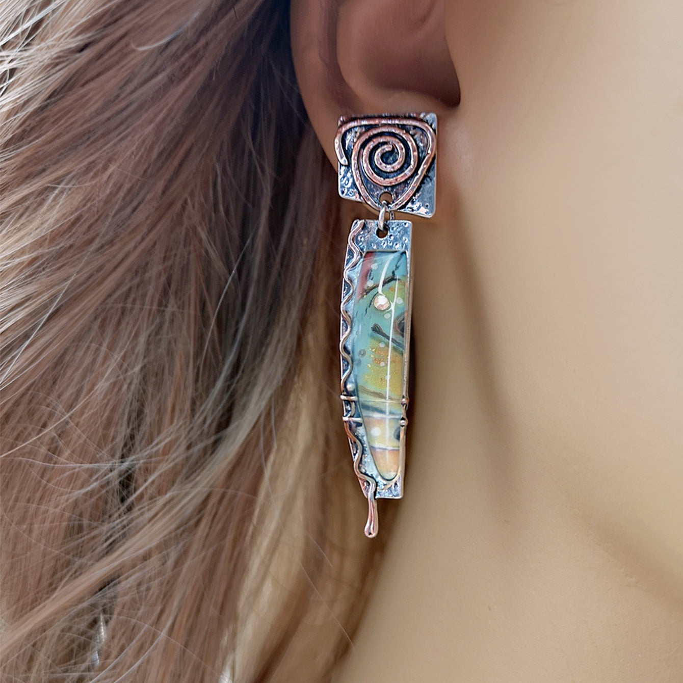 Elegant Geometric Metal Earrings