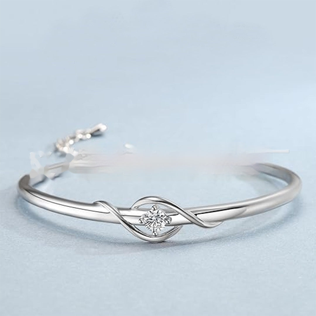 Elegant Metal Zirconium Bracelet