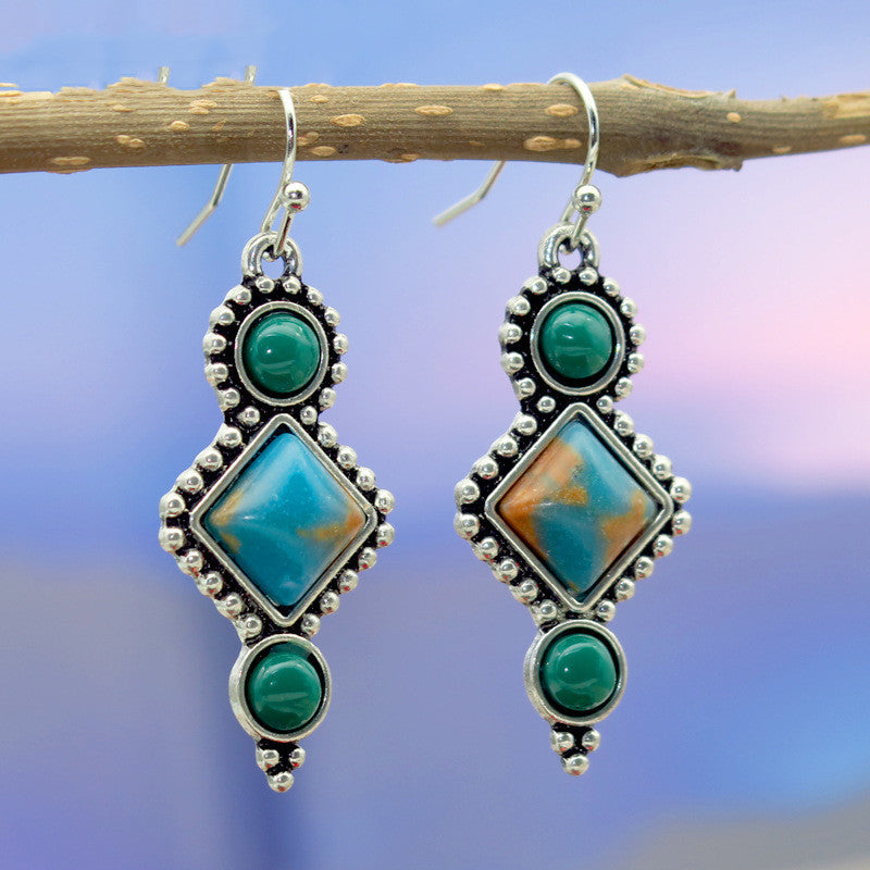 Vintage Thai Dragon Earrings
