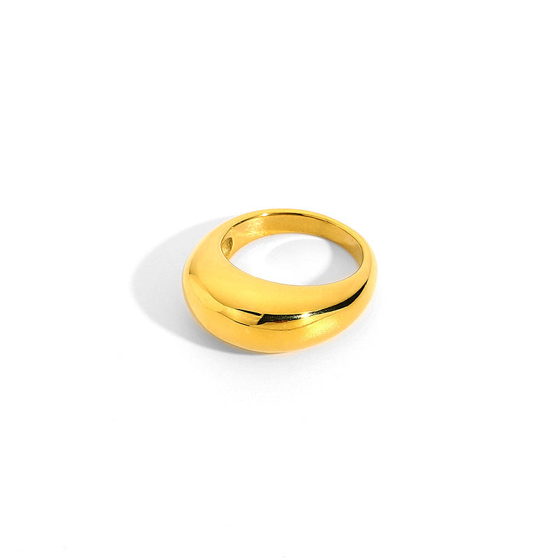 Elegant Geometric Gold Ring