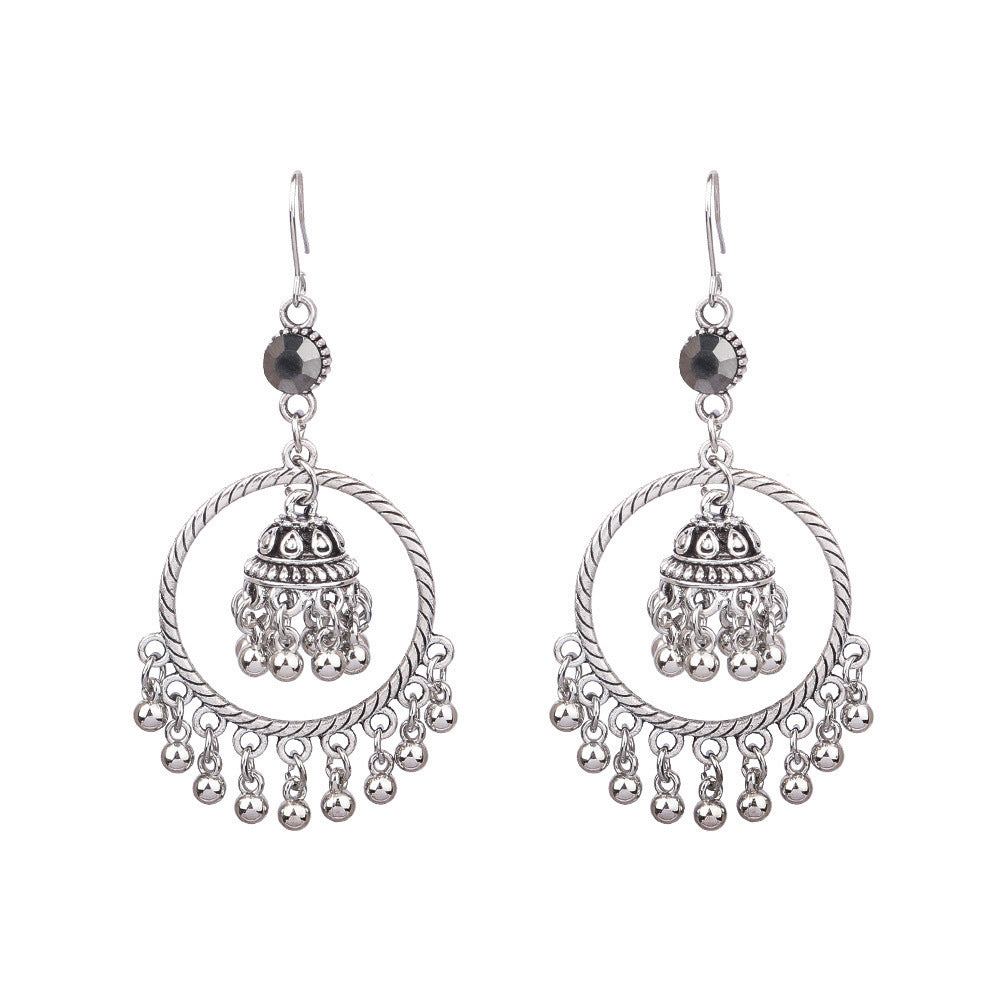 Bohemian Silver Elegance Earrings