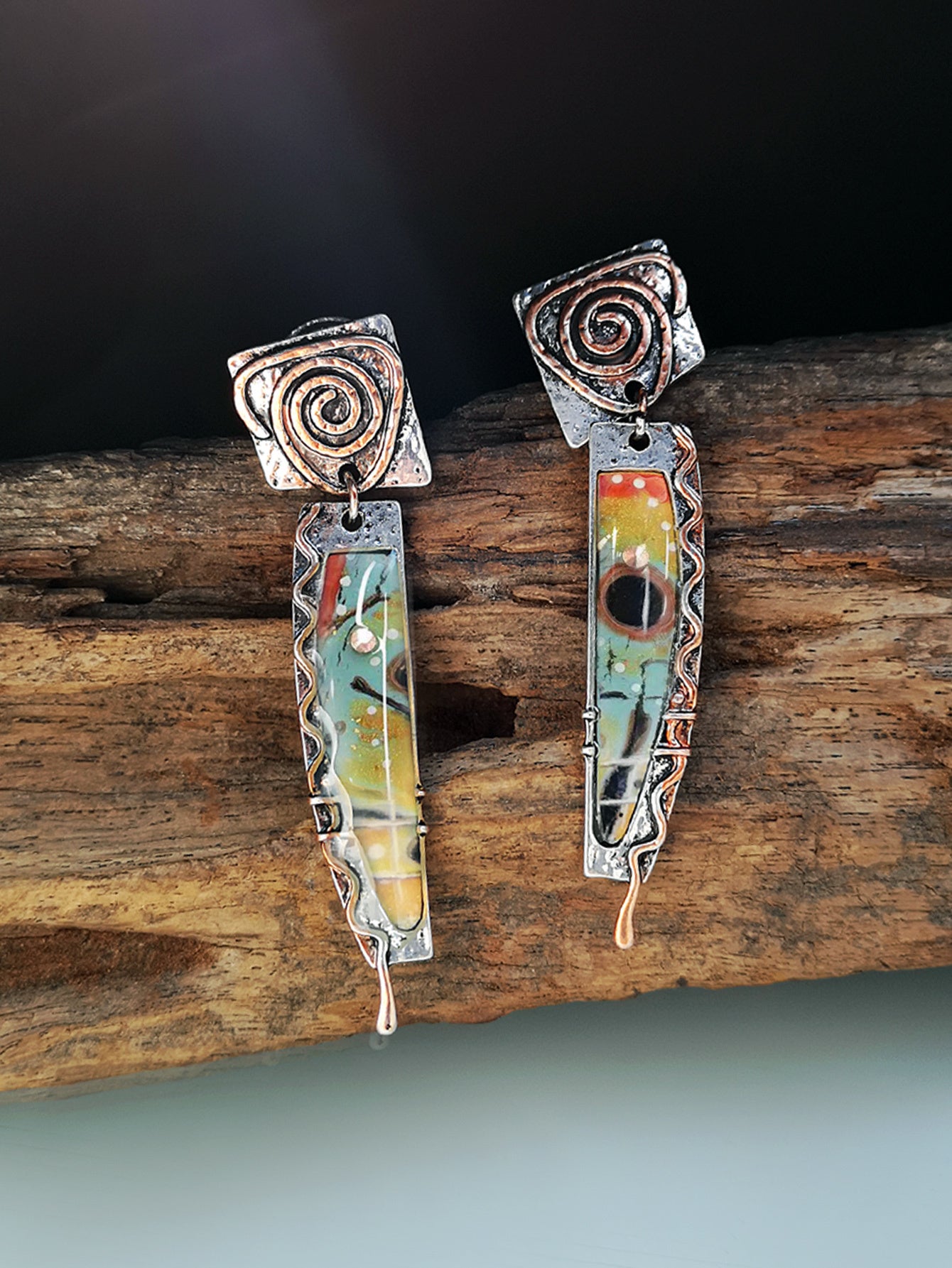 Elegant Geometric Metal Earrings