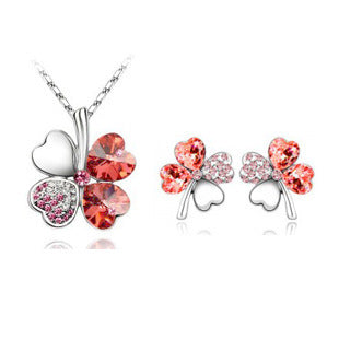 Four Leaf Clover Crystal Set