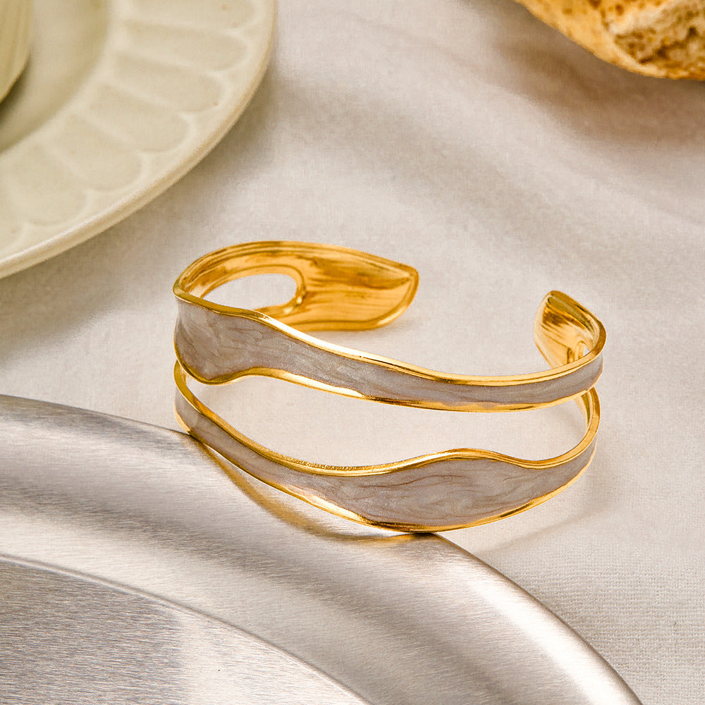 Stainless Steel Drip Bracelet