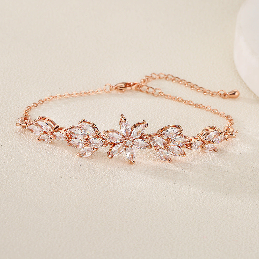 Elegant Floral Bracelet for Women
