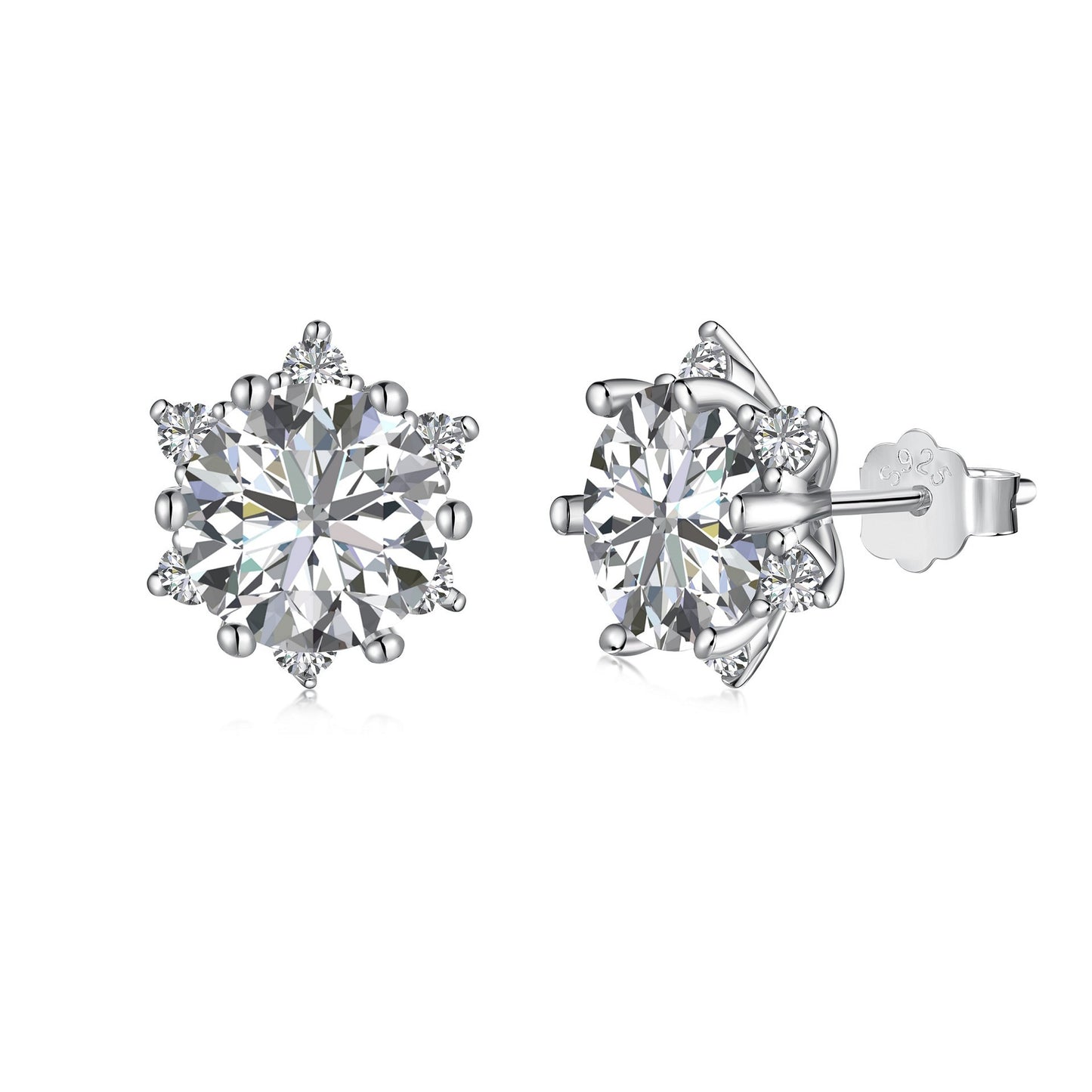 Loving Heart Sterling Silver Earrings
