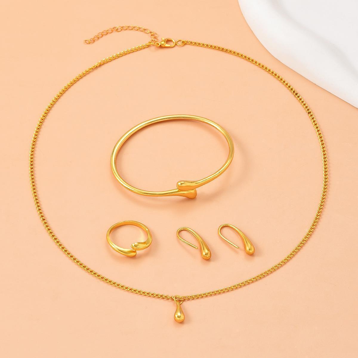 Elegant Water Drop Jewelry Set