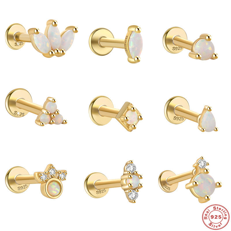 Elegant Thread Ear Bone Studs