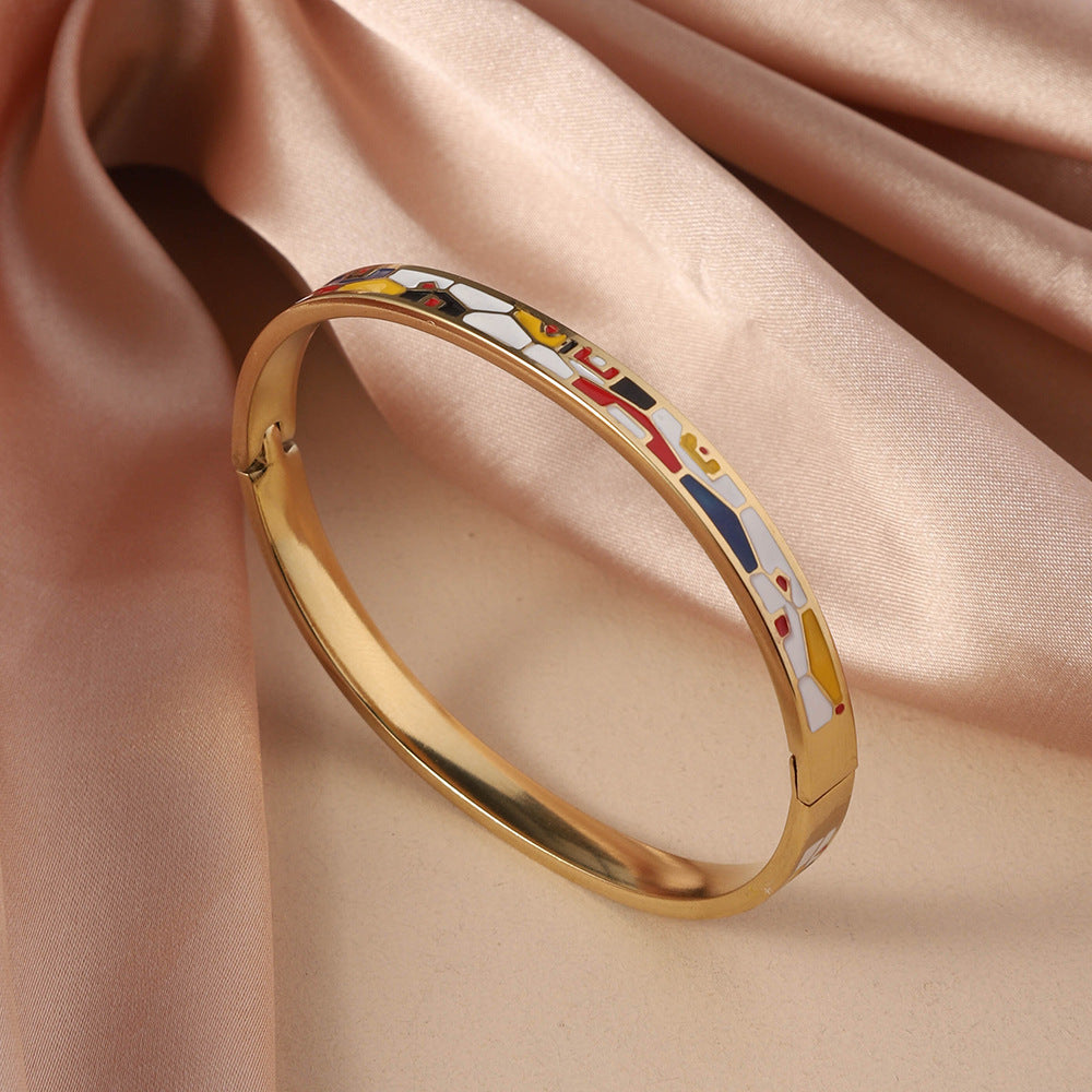 Exquisite Titanium Steel Bracelet
