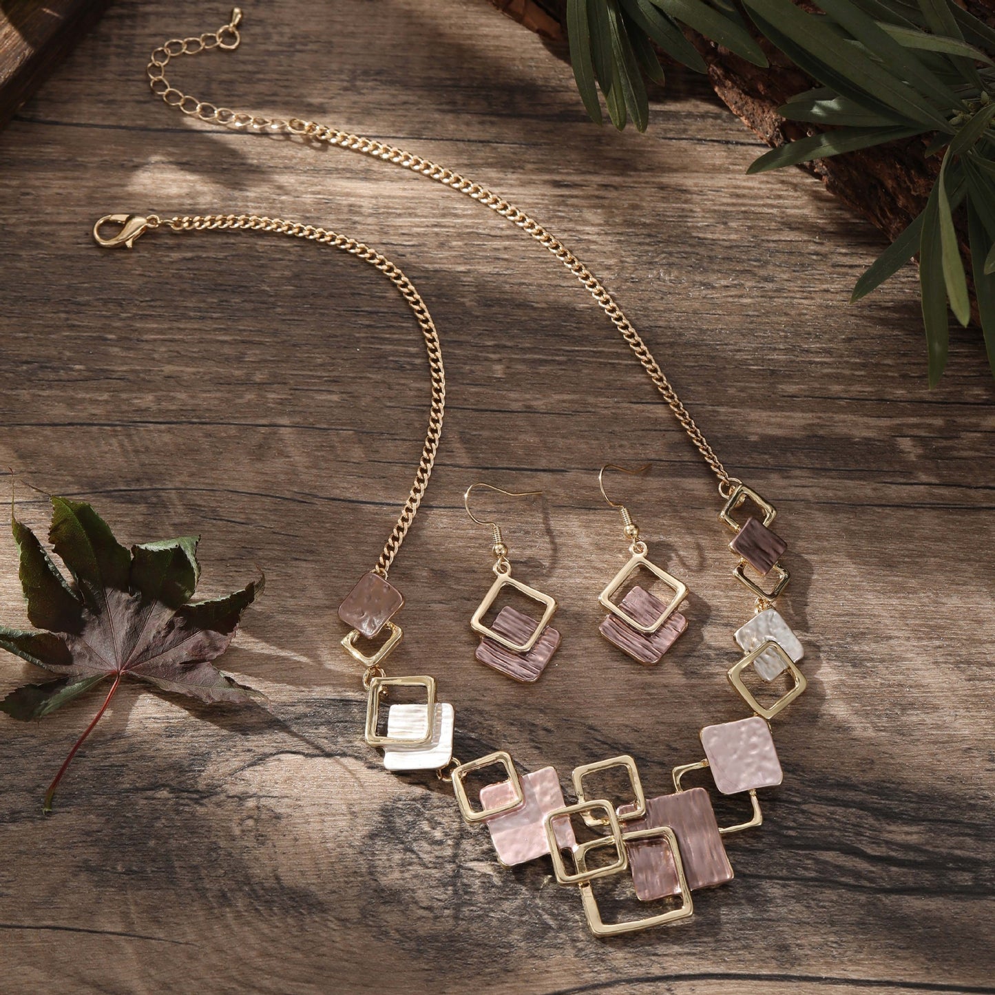 Artistic Geometric Jewelry Set