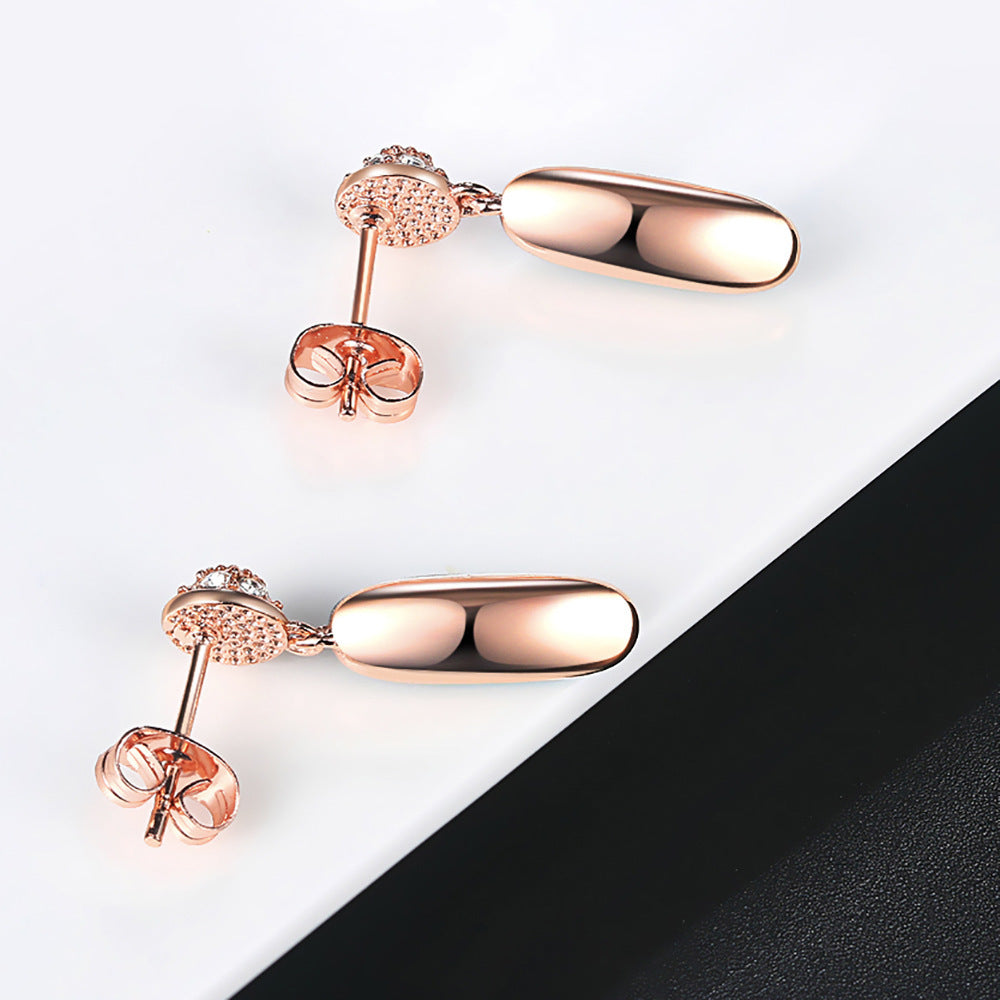 Hazy Moon Geometric Earrings