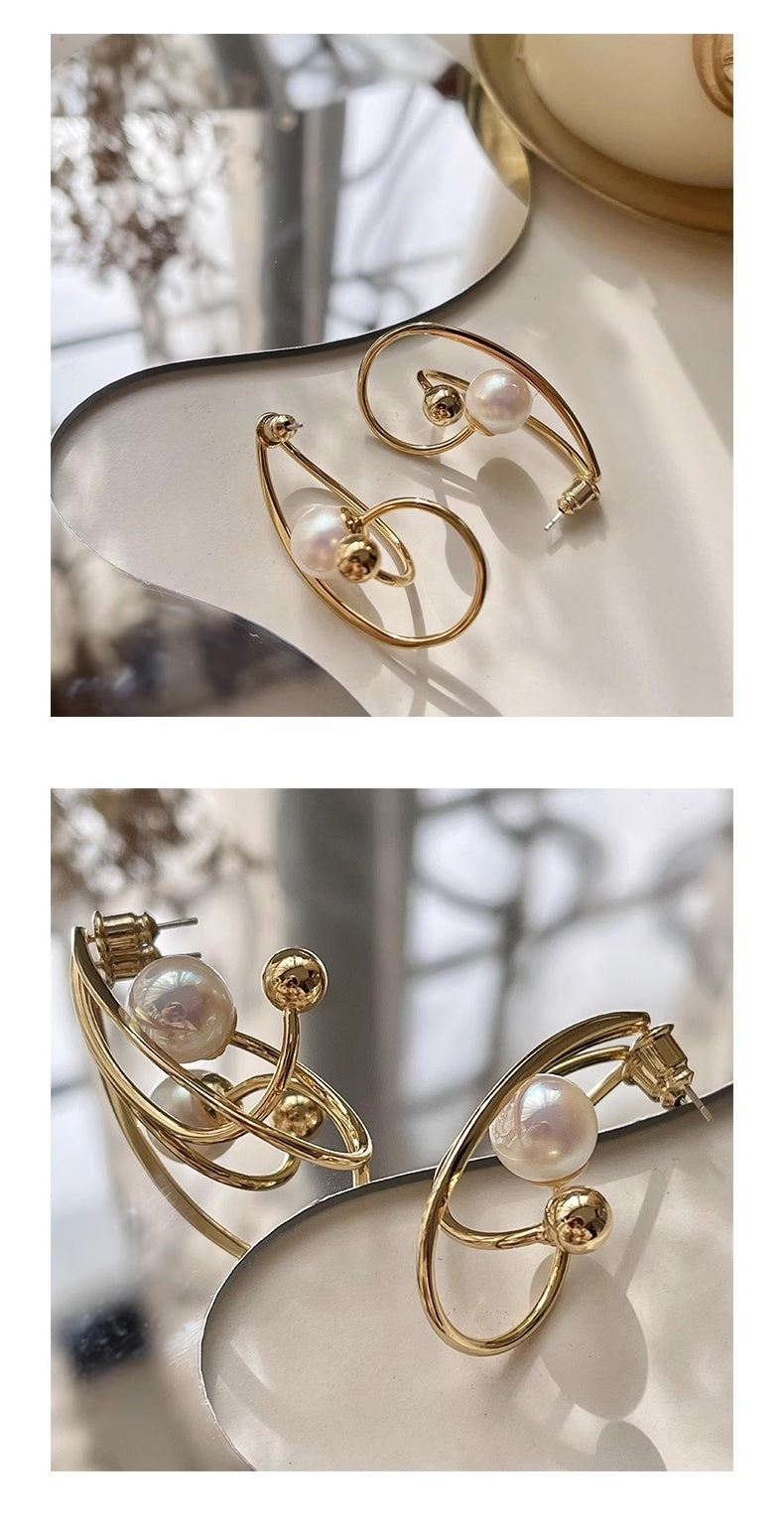 High-End Pearl Earrings