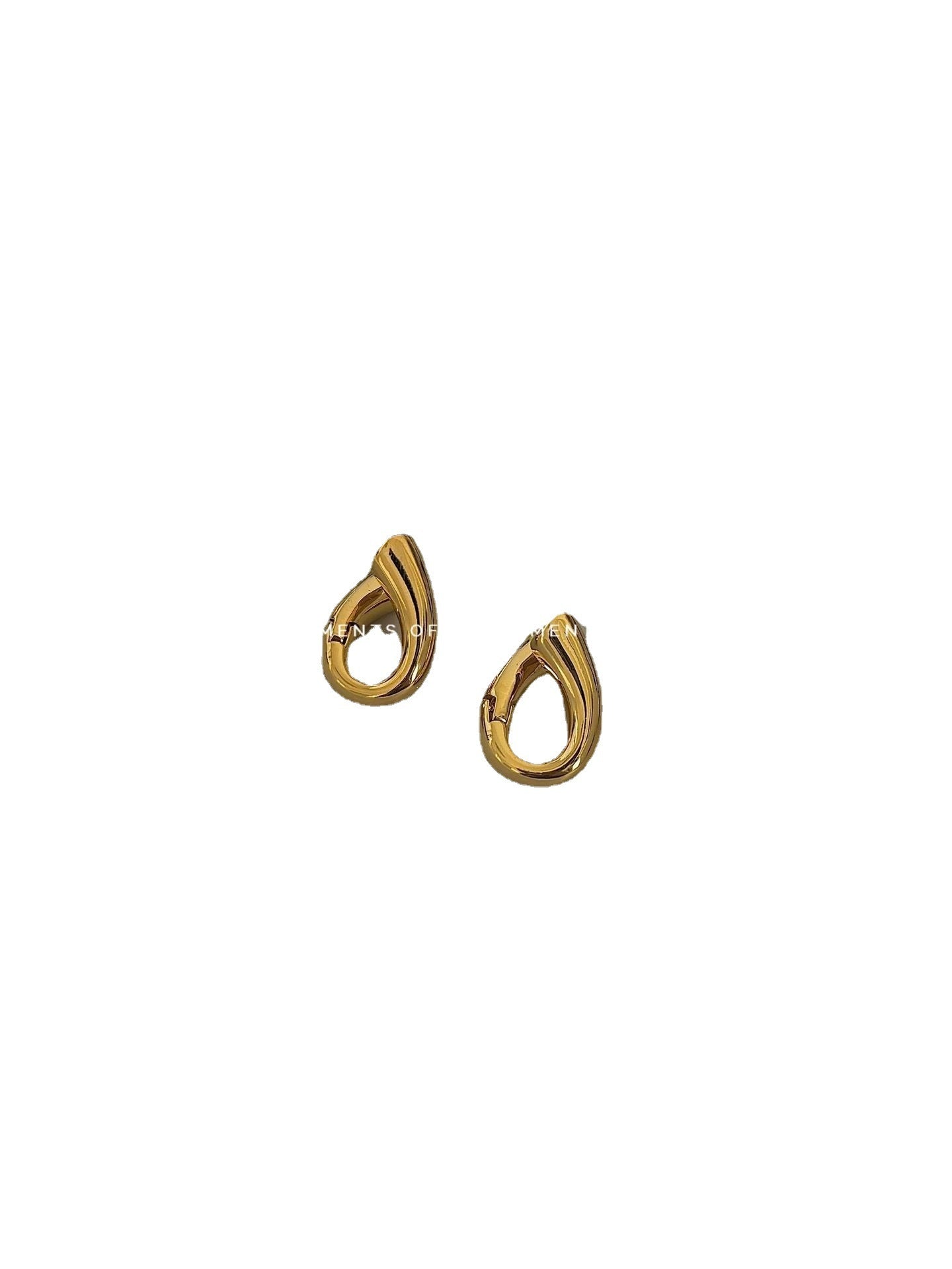 Heart-Shaped Buckle Earrings