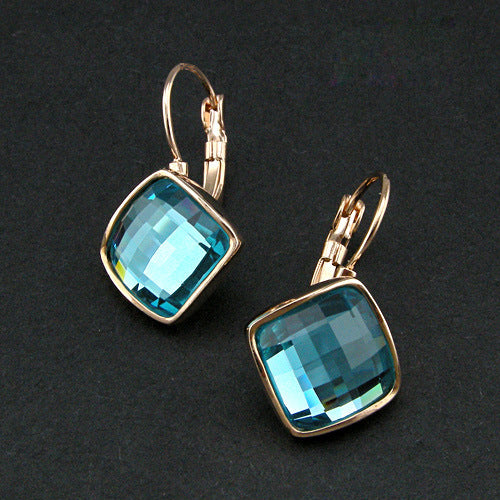 Korean Style Simple Square Earrings