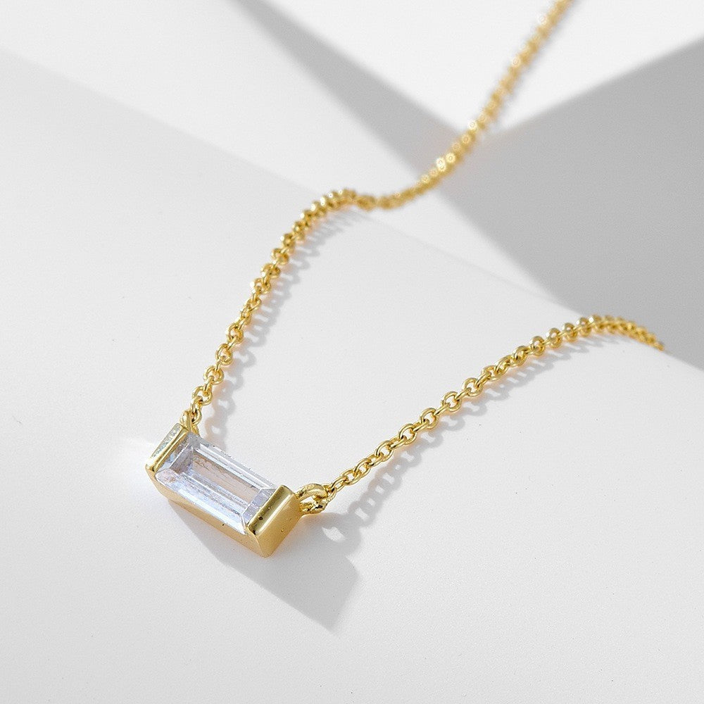Twelve Birthstone Clavicle Necklace