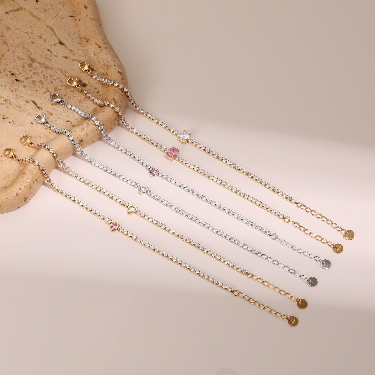 Titanium Steel Zircon Bracelet