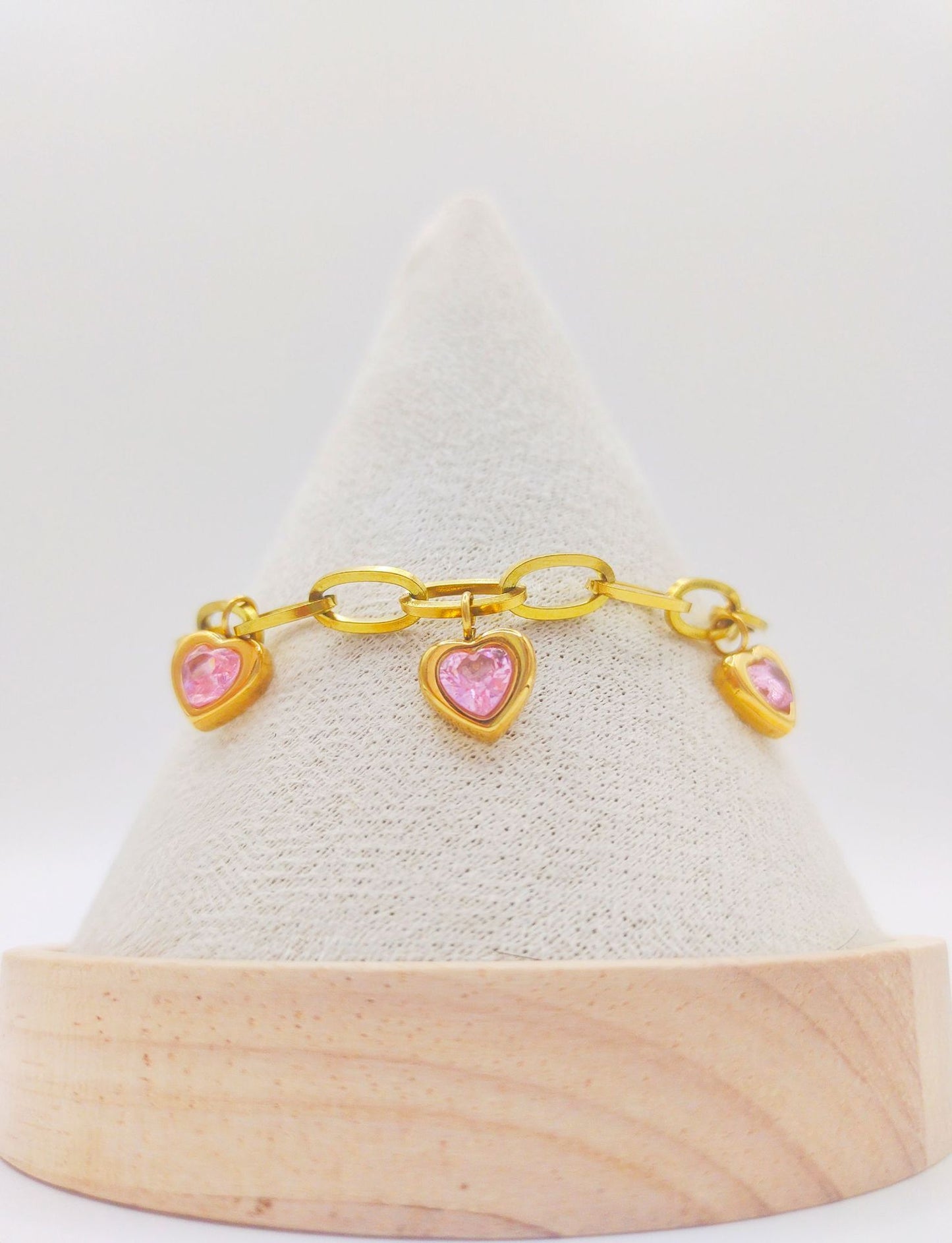 Heart-Shaped Handmade Bracelet
