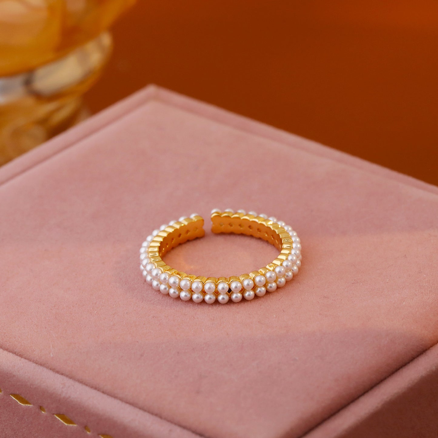 Niche Design Pearl Ring