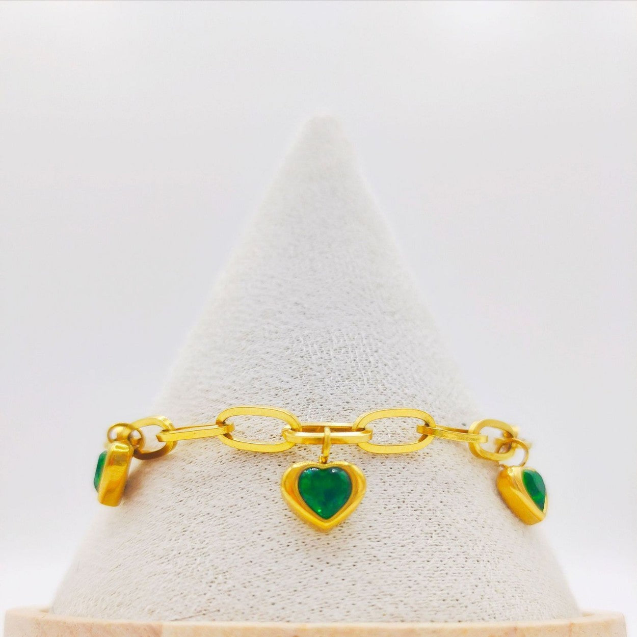 Heart-Shaped Handmade Bracelet
