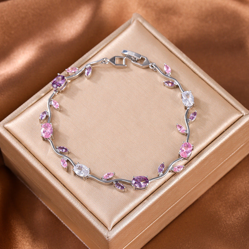 Zircon Tennis Bracelet Elegance