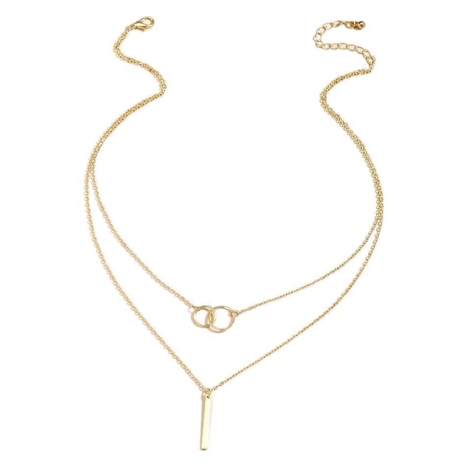 Elegant Bar Rod Necklace