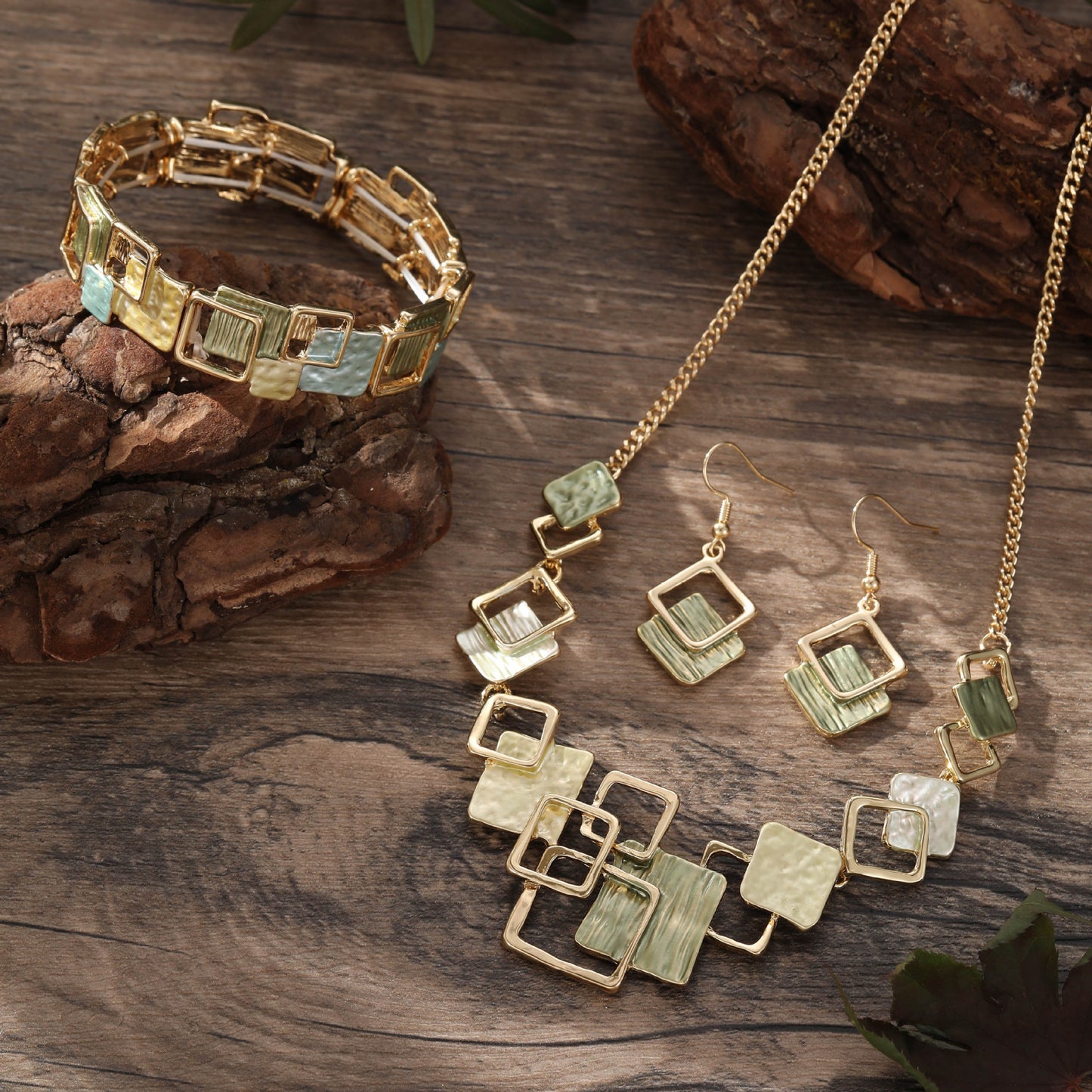 Artistic Geometric Jewelry Set