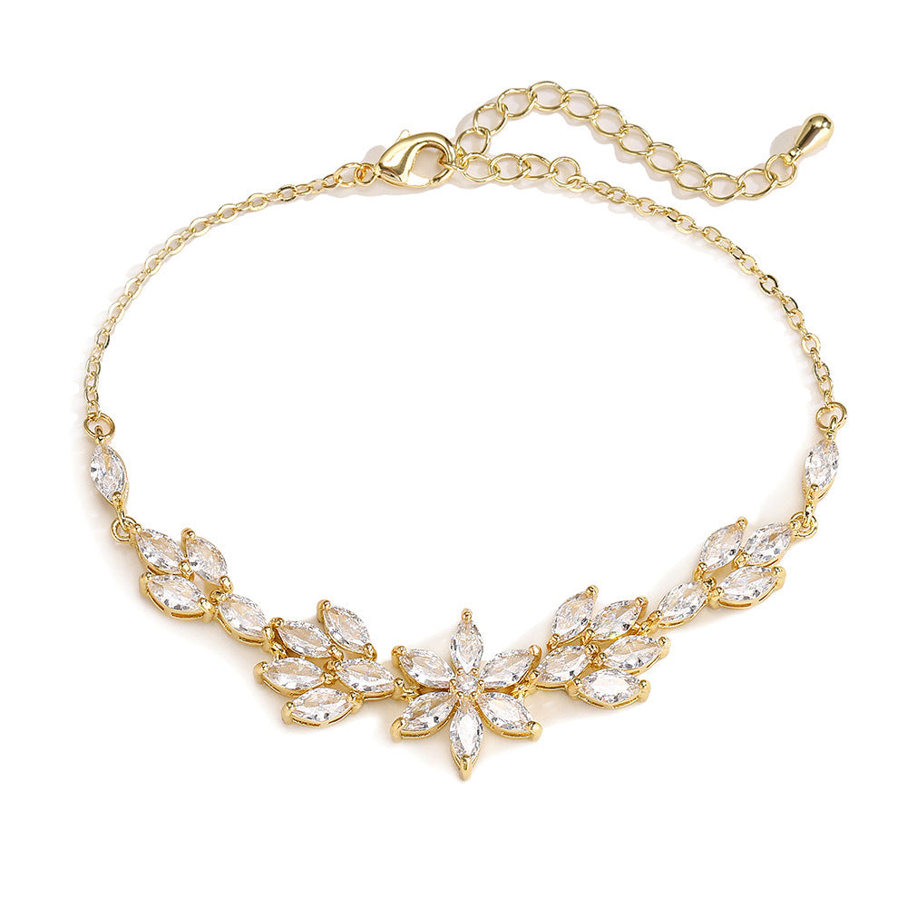 Elegant Floral Bracelet for Women