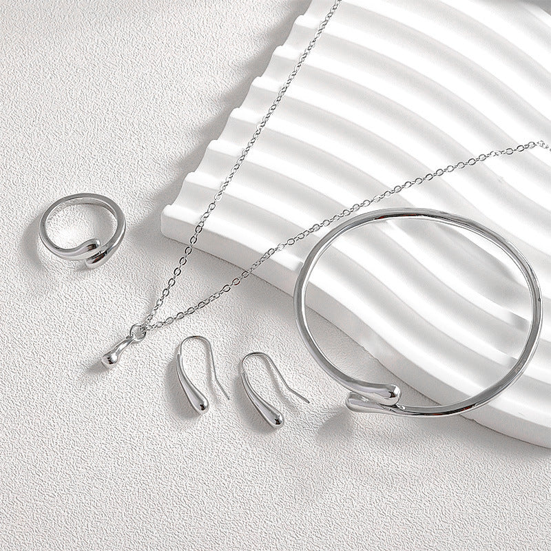 Elegant Water Drop Jewelry Set