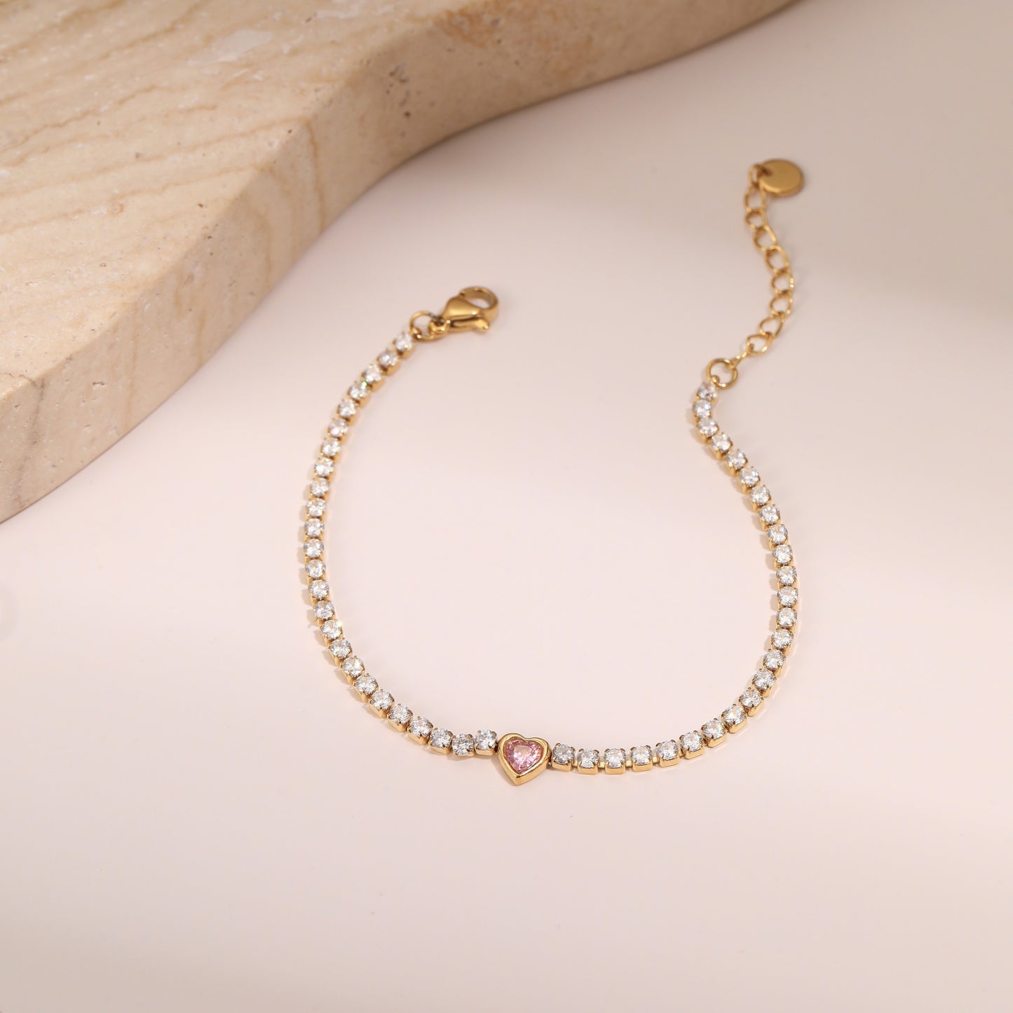 Titanium Steel Zircon Bracelet